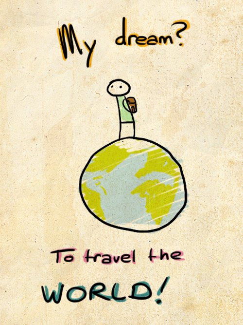 Of course...with my pen and sketchpad!